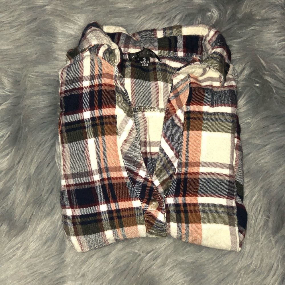 Cropped flannel